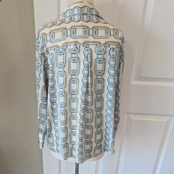 Zara‎ Multicolor Patterned Blouse-Large.   z15 - Picture 9 of 10